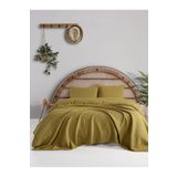 BED LİNE Cambridge yatak örtüsü seti tek kişilik yeşil kutulu