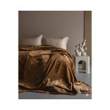 BED LİNE Moon Wellsoft Battaniye 200x220 Kahve