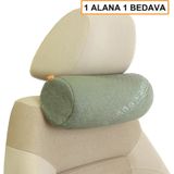 Beddo™ Bambu Serisi | Ortopedik | Araç Boyun Yastığı siyah