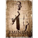 Bedeko Ahşap Tablo Ahşap Zeminde Eminem Hediyelik Mdf Tablo