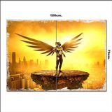 Bedeko Ahşap Tablo Altın Melek 70*100Cm