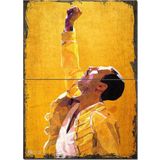 Bedeko Ahşap Tablo Freddie Mercury Queen Hediyelik Mdf Tablo