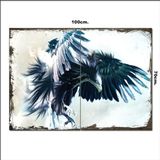 Bedeko Ahşap Tablo Kara Kartal 70*100Cm