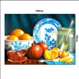 Bedeko Ahşap Tablo Meyve Resimleri 70*100Cm