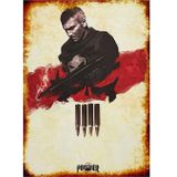 Bedeko Ahşap Tablo Punisher Hediyelik Mdf Tablo