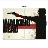 Bedeko Ahşap Tablo The Walking Dead Film Afişi 70*100Cm
