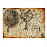 Bedeko Astronomi Hediyelik Ahşap Tablo