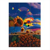 Bedeko Ayçiçekleri Temalı 9 Parça Puzzle Tablo