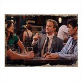 Bedeko Barney Stinson Hediyelik Ahşap Tablo 50Cm X 70Cm