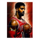 Bedeko Basketbol Temalı 9 Parça Puzzle Tablo