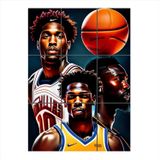 Bedeko Basketbol Temalı Mdf 9 Parça Puzzle Tablo