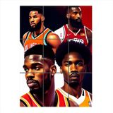 Bedeko Basketbol Yıldızları 9 Parça Puzzle Tablo