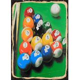 Bedeko Bilardo Masası Art Mdf Poster