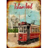 Bedeko Bira Alan Kadın Hediyelik Ahşap Tablo