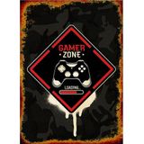 Bedeko Black Metal Art Mdf Poster