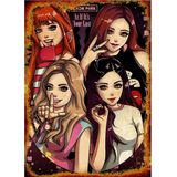 Bedeko Black Pink Hediyelik Ahşap Tablo