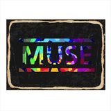 Bedeko Boş Dünya Haritası Mdf Poster
