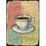Bedeko Cafe Mocha Modern Ahşap Tablo