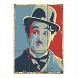 Bedeko Charlie Chaplin Mdf 9 Parça Puzzle Tablo