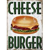 Bedeko Cheese Burger Hediyelik Mdf Tablo 18Cm X 27Cm