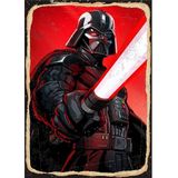 Bedeko Darth Vader Ve Işın Kılıcı Hediyelik Ahşap Tablo