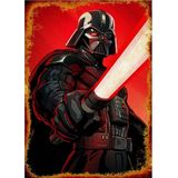 Bedeko Darth Vader Ve Işın Kılıcı Model Ahşap Tablo