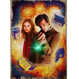 Bedeko Doctor Who Hediyelik Ahşap Tablo