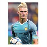 Bedeko Erling Haaland Temalı 9 Parça Puzzle Tablo