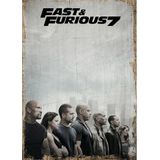 Bedeko Fast And Furious 7 Hediyelik Mdf Tablo