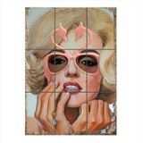 Bedeko Gözlüklü Marilyn 9 Parça Puzzle Tablo