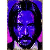 Bedeko John Wick Hediyelik Ahşap Tablo