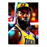 Bedeko Lebron James Basketbol 9 Parça Puzzle Tablo