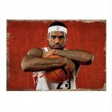 Bedeko Lebron James Nba Hediyelik Ahşap Tablo 50Cm X 70Cm