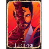 Bedeko Lucifer Hediyelik Ahşap Tablo