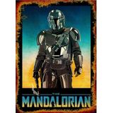 Bedeko Mandalorian Hediyelik Ahşap Tablo