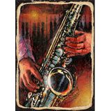 Bedeko Müzik Ruhun Gıdası Hediyelik Ahşap Tablo