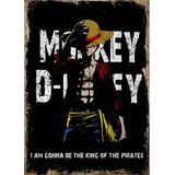 Bedeko One Piece Japon Anime Hediyelik Ahşap Tablo