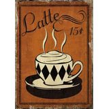 Bedeko Retro Latte Mdf Poster