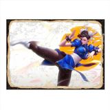 Bedeko Street Fighter Chun-Li Hediyelik Ahşap Tablo