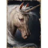 Bedeko Unicorn Hediyelik Ahşap Tablo