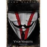 Bedeko V For Vendetta Film Afiş Desenli Mdf Tablo