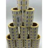 Beden Etiketi 20 mm Yuvarlak Baskılı (M)1000 Li Sarım