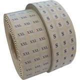 Beden Etiketi S (1 Rulo 3500 Adet) - Bej