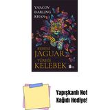 Bedeni Jaguar Yüreği Kelebek + Yapışkanlı Not Kağıdı - Hayır