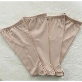 Bedi Baby 4'lü Patikli Bebek Pijama Seti - 0 - 3 Ay - Bej - Taş
