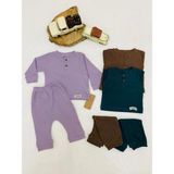 Bedi Baby Kız Bebek Fitilli Eşofman Takımı 6/9 9/12 12/18 18/24 Ay - 1 - 1,5 Yaş - Acı Kahverengi