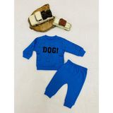 Bedi Baby Mavi Erkek Bebek Takım Desenli Eşofman Alt Üst - 6 - 9 Ay - Karışık
