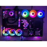 Bedii Pro Design Duvara Tipi Bilgisayar Kasası Gamming Duvara Montaj Pc Siyah