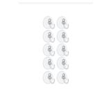 bediSey Vantuzlu Askı, Vantuz Öpücük Askı 10 Adet, 4 Cm Çapında