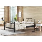 Bedliga Hatkus Ferforje Metal Çift Kişilik Karyola (230288693) siyah